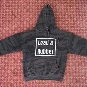 Men's Black Camo Hoodie